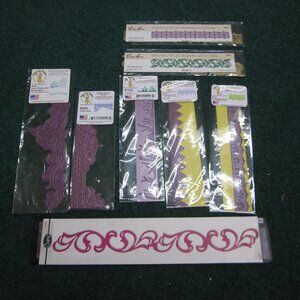 8 pc Cheery Lynn Border Metal Dies Cards Scrapbooking